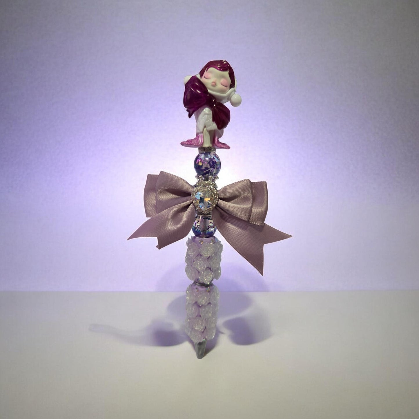 Purple SP Beaded Pen