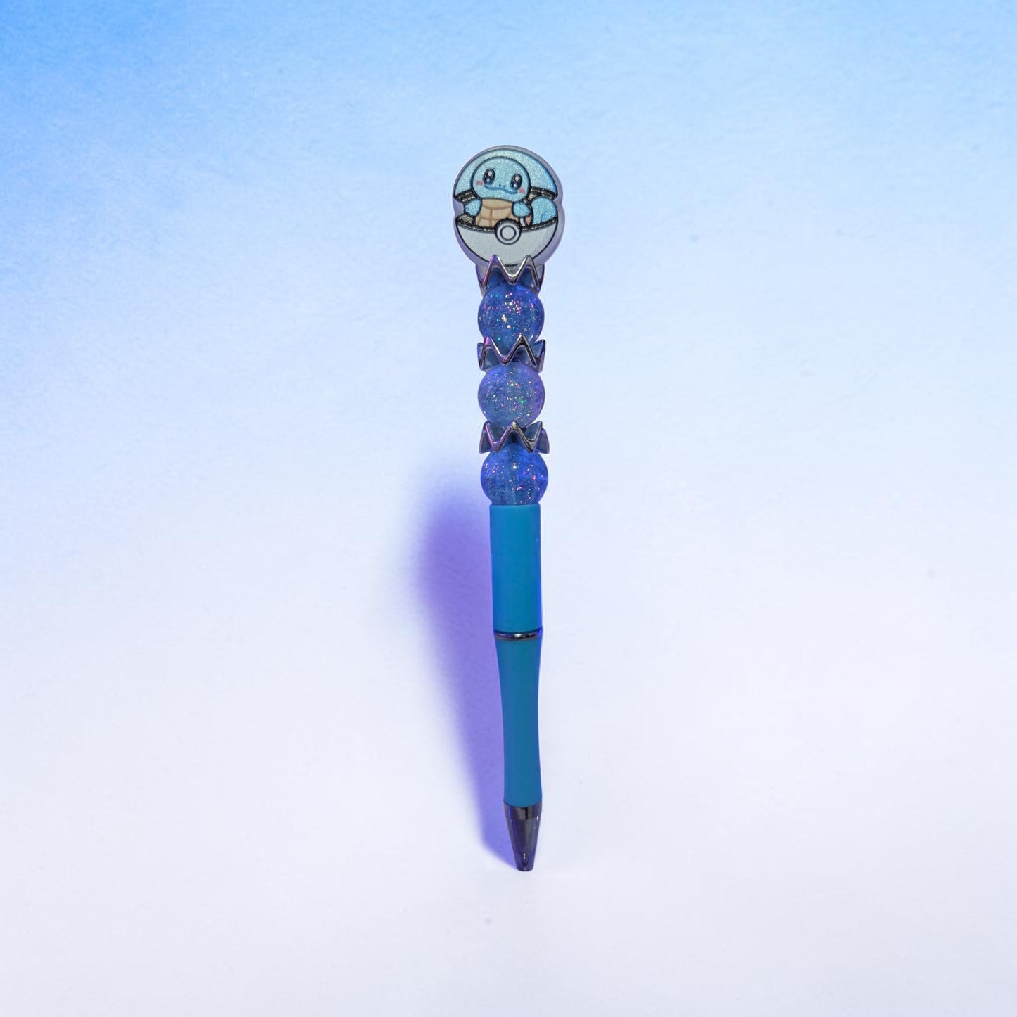 Blue Beaded Pen