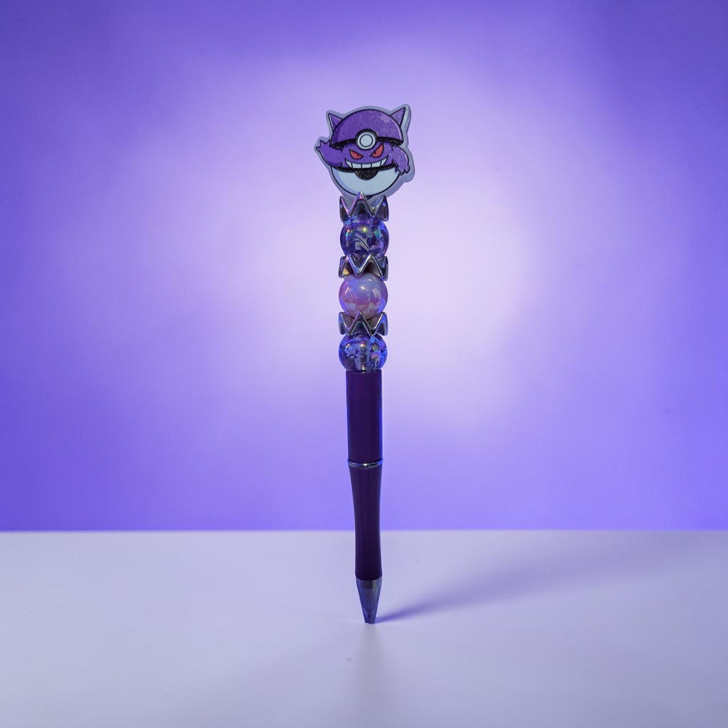 Purple Beaded Pen