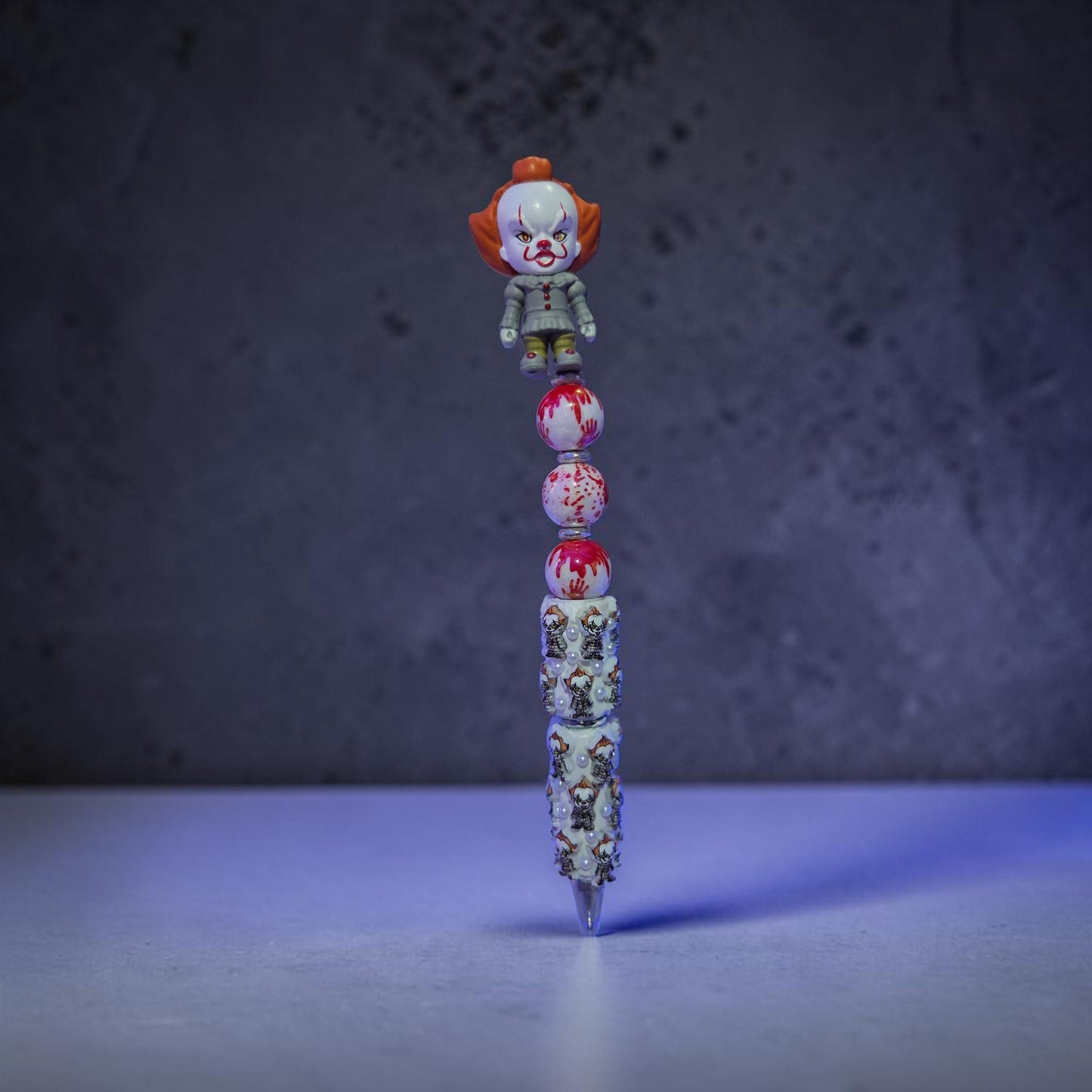 Clown Horror Beaded Pen