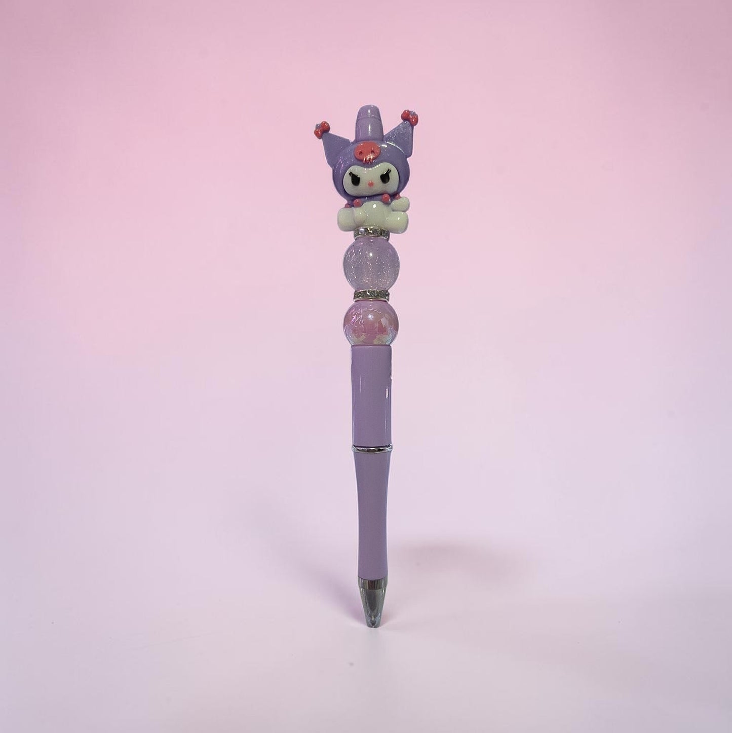 Purple Kuku Beaded Pen