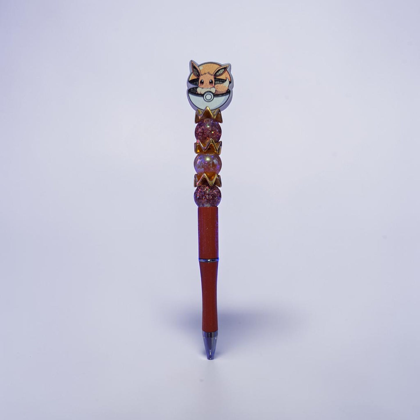 Brown Beaded Pen