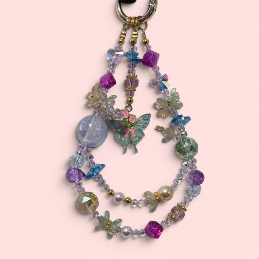 Colorful Butterfly Phone Chain